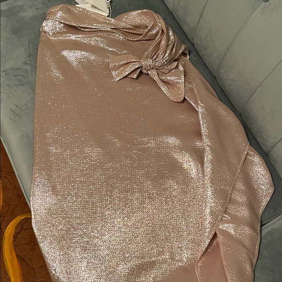 NWT Tory Burch Lurex Sarong Skirt  Size 2 - Picture 6 of 6